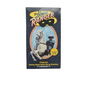 The Lone Ranger Special Edition 3 VHS Box Set Vintage